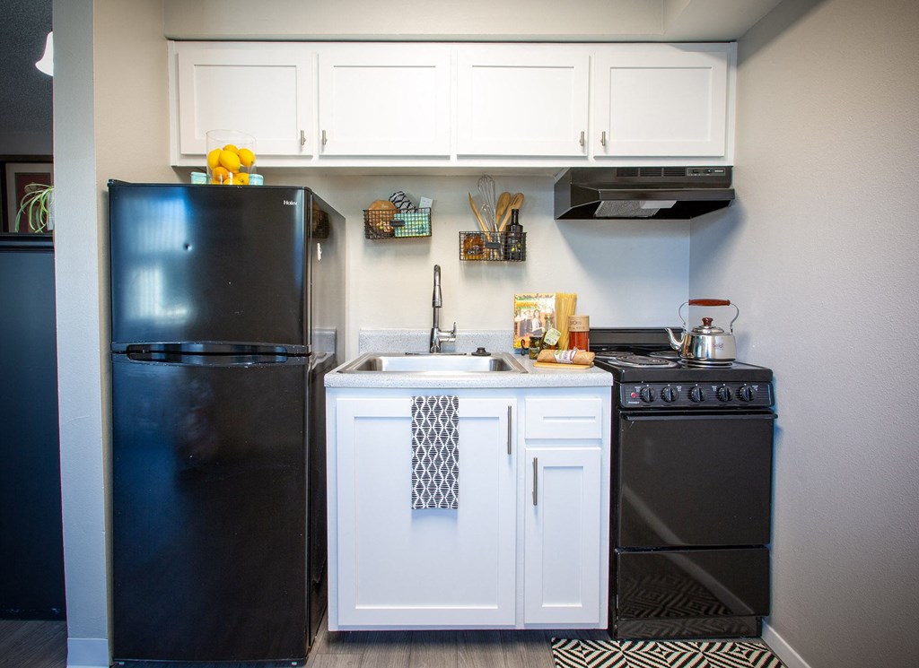 Kitchen at Encanto Lofts in Albuquerque New Mexico